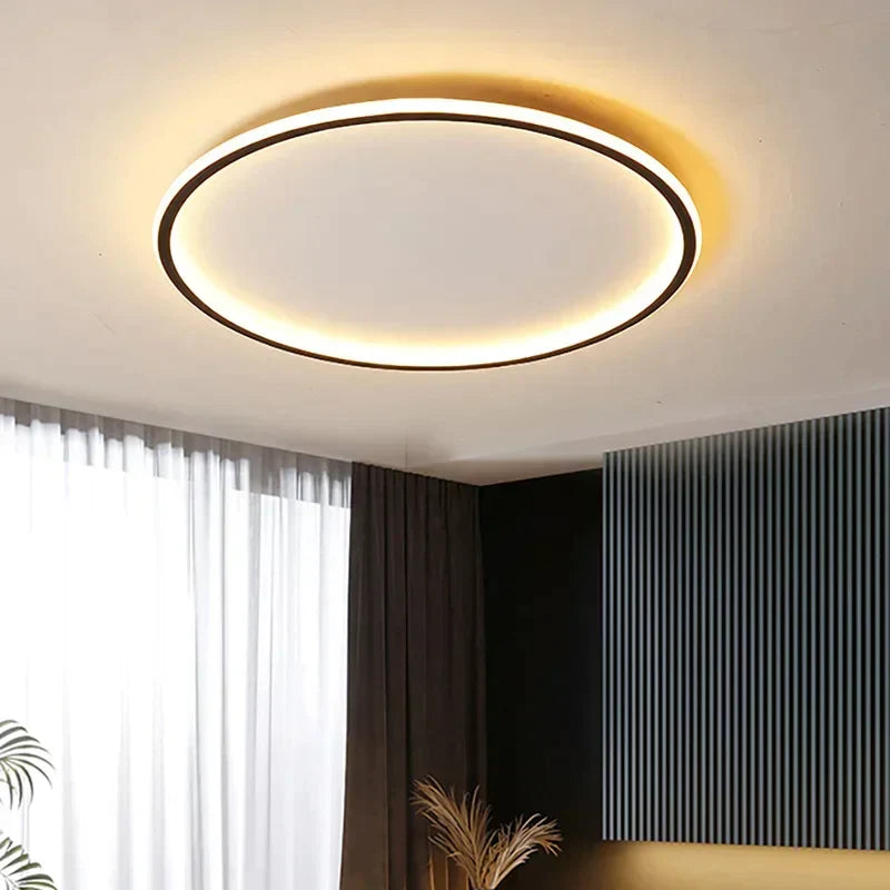 LED-Deckenleuchte | Skandinavischer Stil | Rundes Design | Moderne Wohnraumbeleuchtung