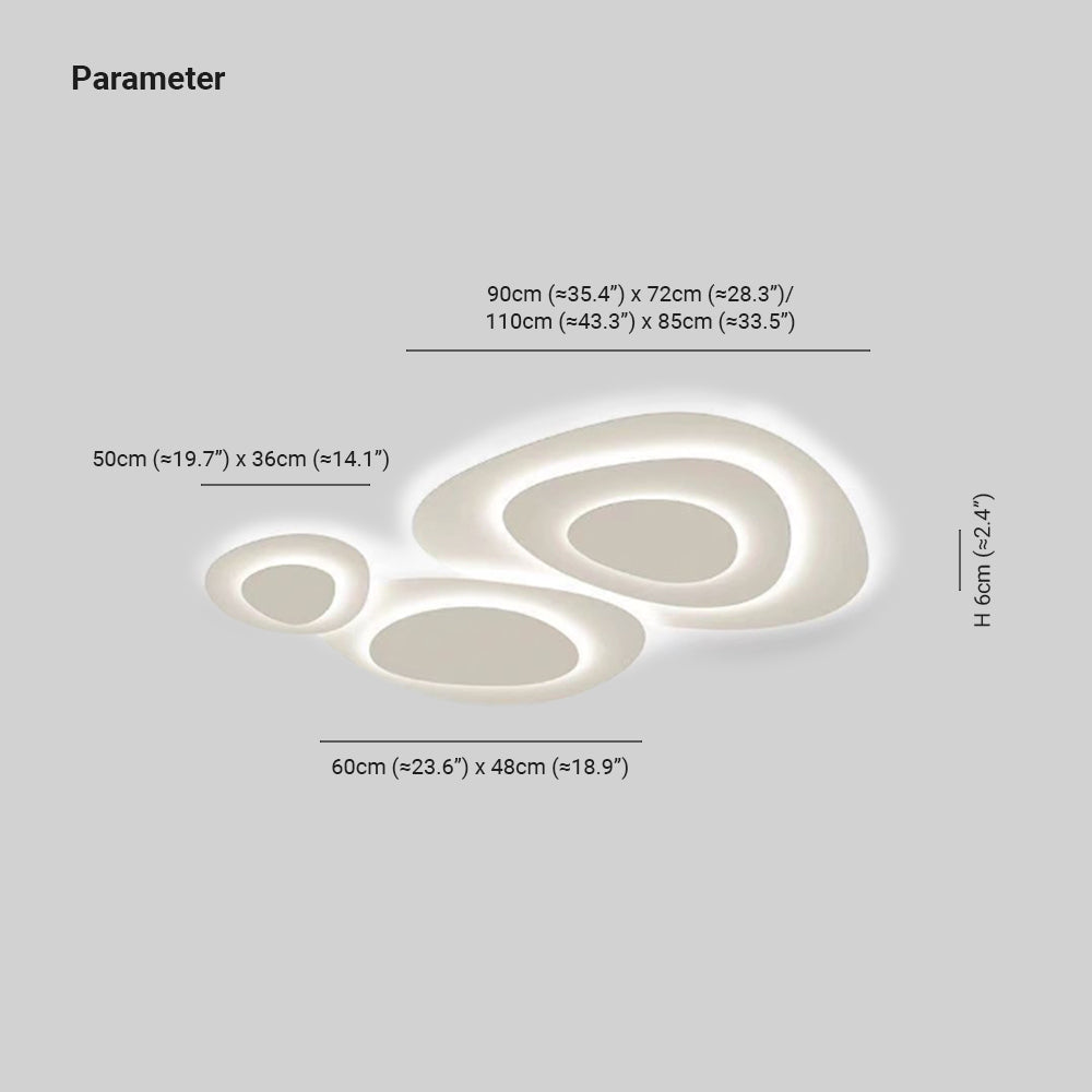 LED-Deckenleuchte | Modernes Metall-Design | Wohnzimmer & Esszimmer