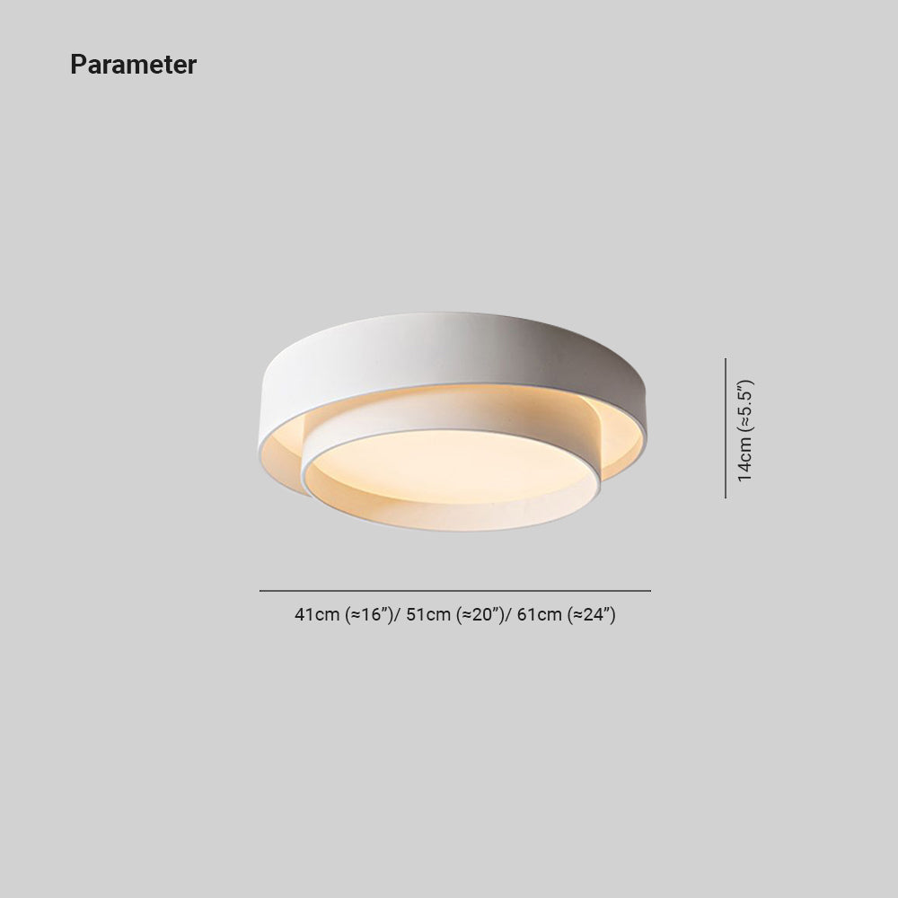 LED-Deckenleuchte | Nordisch-Art-Déco | Runde Aufbauleuchte | Innenbeleuchtung