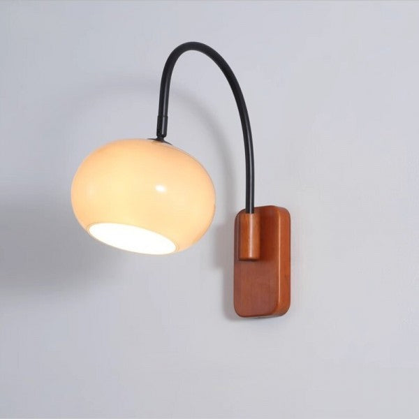 Wandlampe Glas | Rotierbar | E27 LED-Licht | Bauhaus-Design