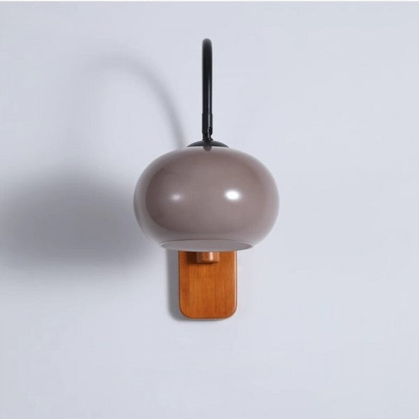 Wandlampe Glas | Rotierbar | E27 LED-Licht | Bauhaus-Design