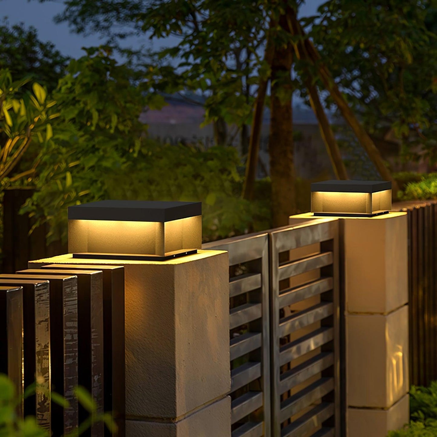 Solar-Pfostenleuchte Außen | LED | IP65 | Garten & Einfahrt