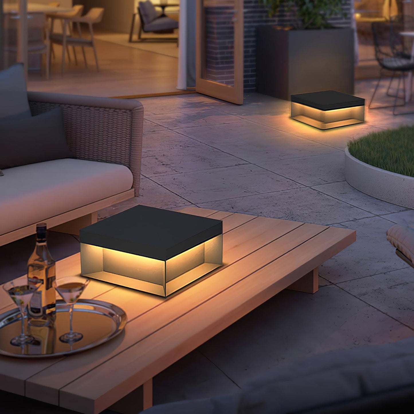 Solar-Pfostenleuchte Außen | LED | IP65 | Garten & Einfahrt