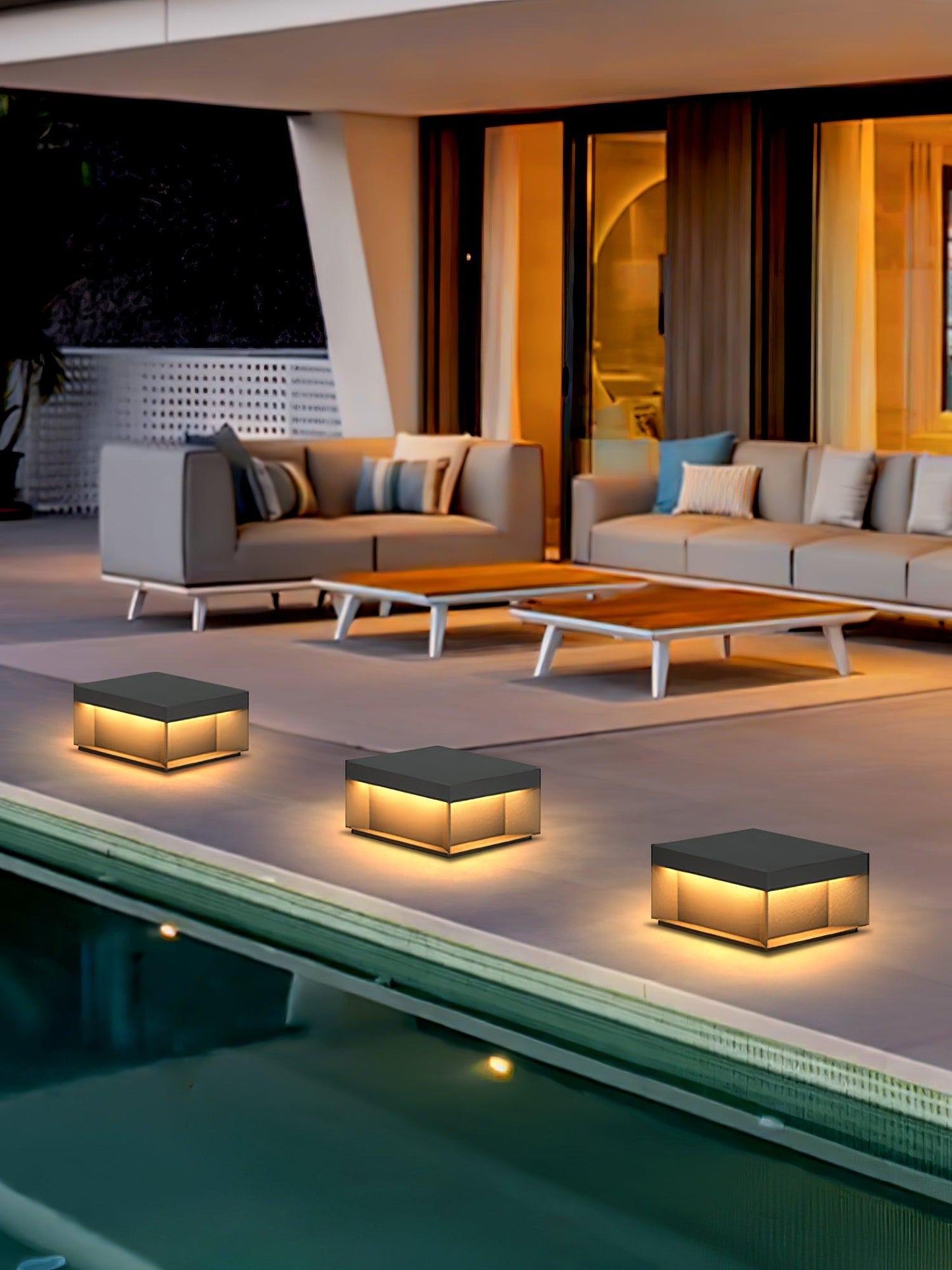 Solar-Pfostenleuchte Außen | LED | IP65 | Garten & Einfahrt