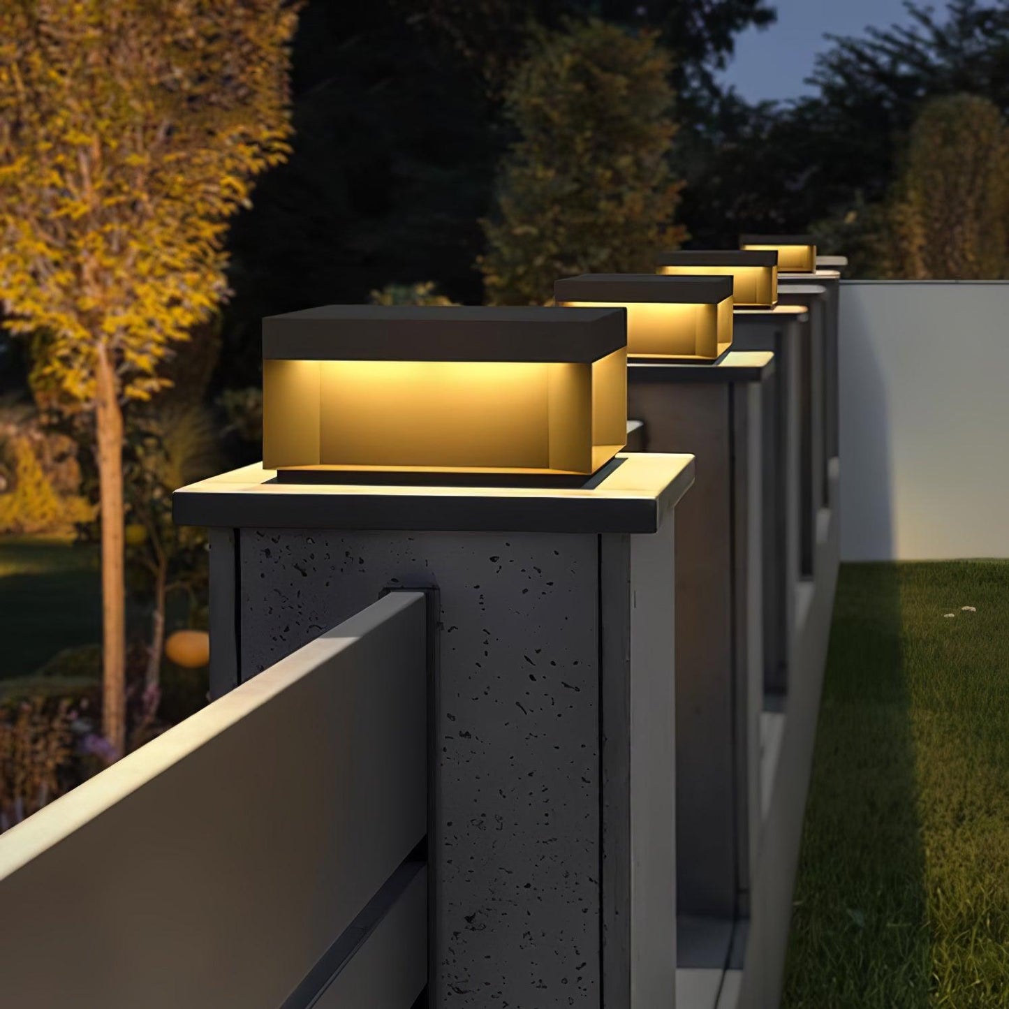 Solar-Pfostenleuchte Außen | LED | IP65 | Garten & Einfahrt