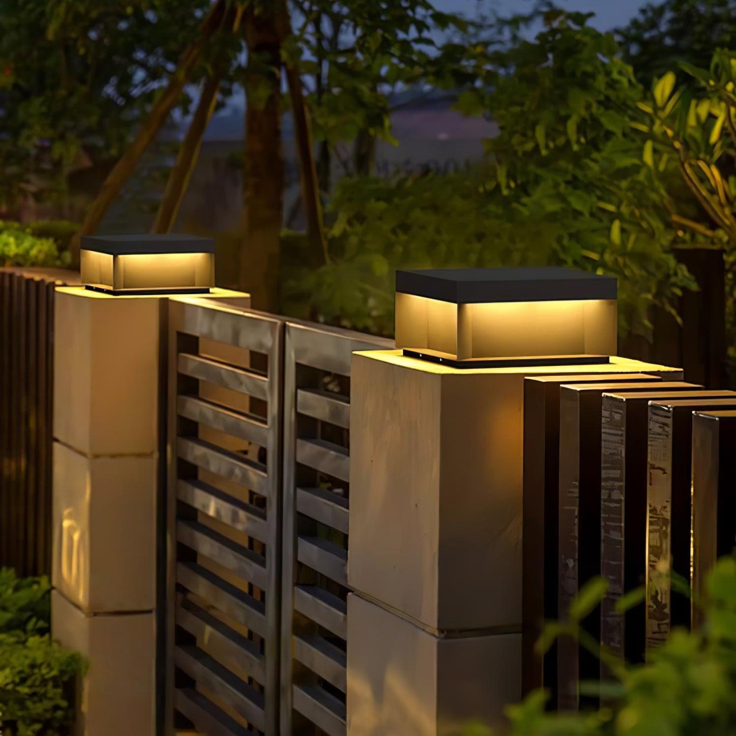 Solar-Pfostenleuchte Außen | LED | IP65 | Garten & Einfahrt