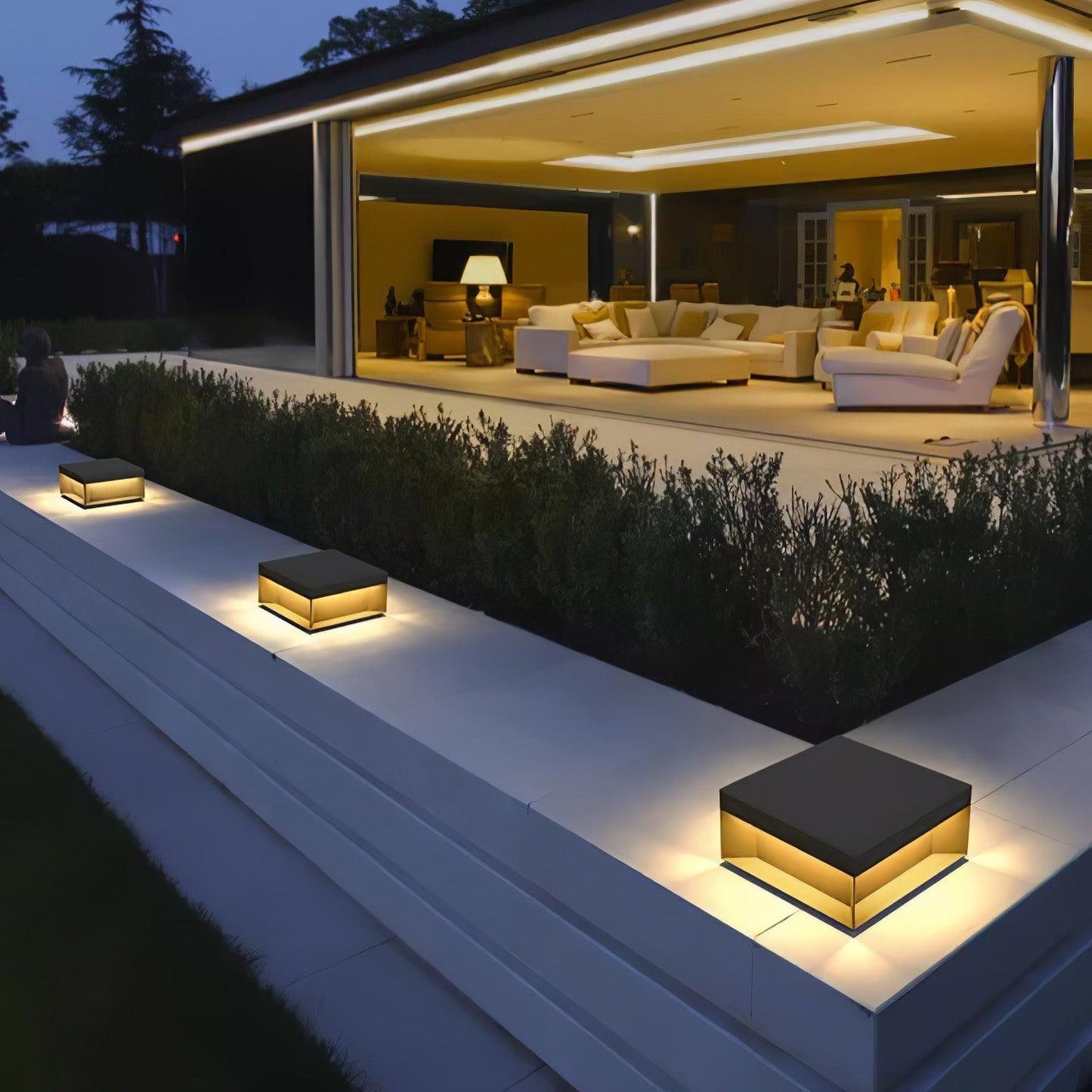 Solar-Pfostenleuchte Außen | LED | IP65 | Garten & Einfahrt