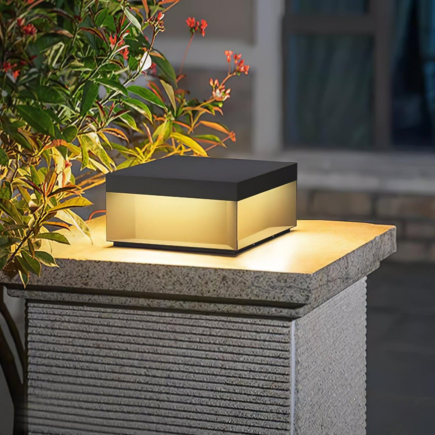 Solar-Pfostenleuchte Außen | LED | IP65 | Garten & Einfahrt