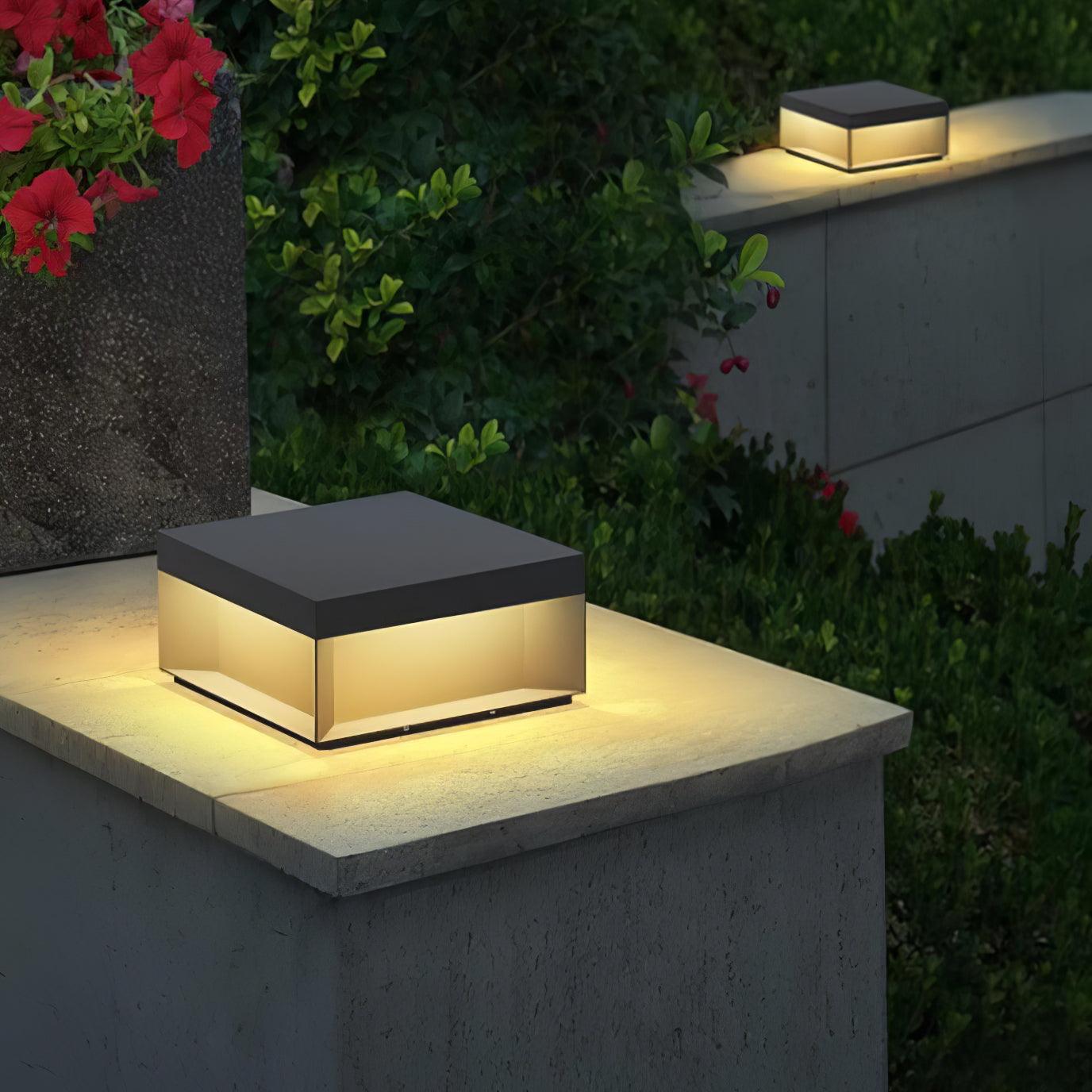 Solar-Pfostenleuchte Außen | LED | IP65 | Garten & Einfahrt