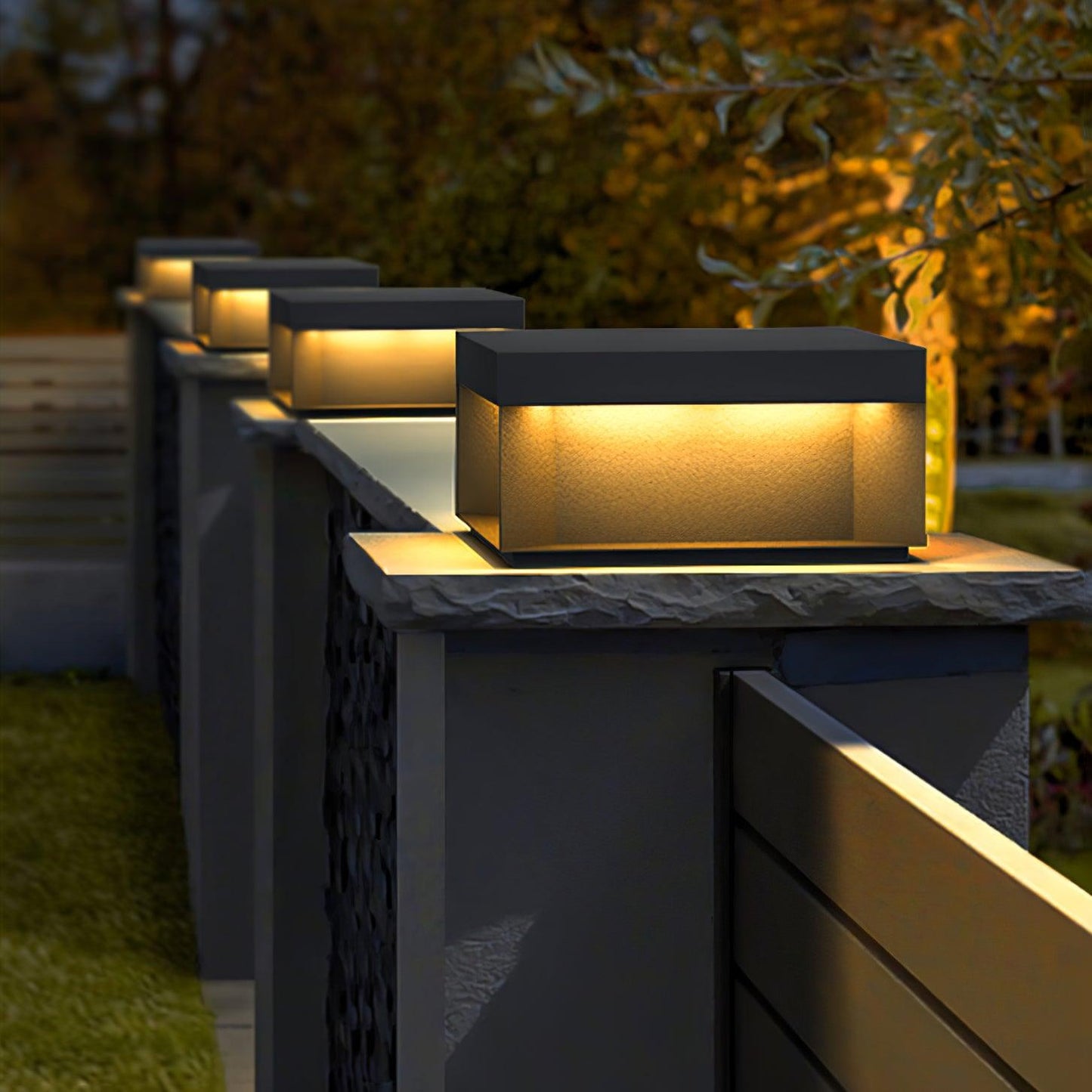 Solar-Pfostenleuchte Außen | LED | IP65 | Garten & Einfahrt