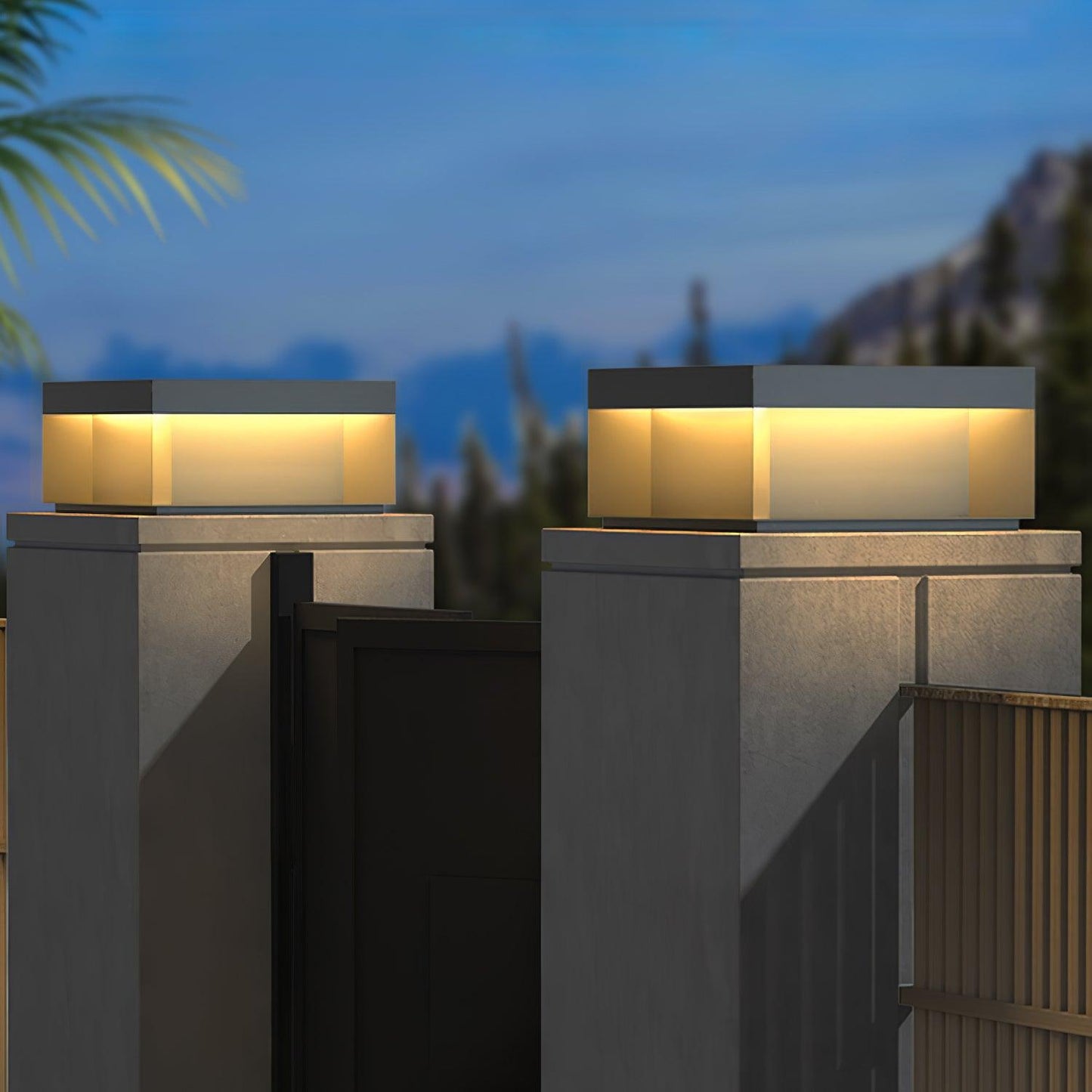 Solar-Pfostenleuchte Außen | LED | IP65 | Garten & Einfahrt