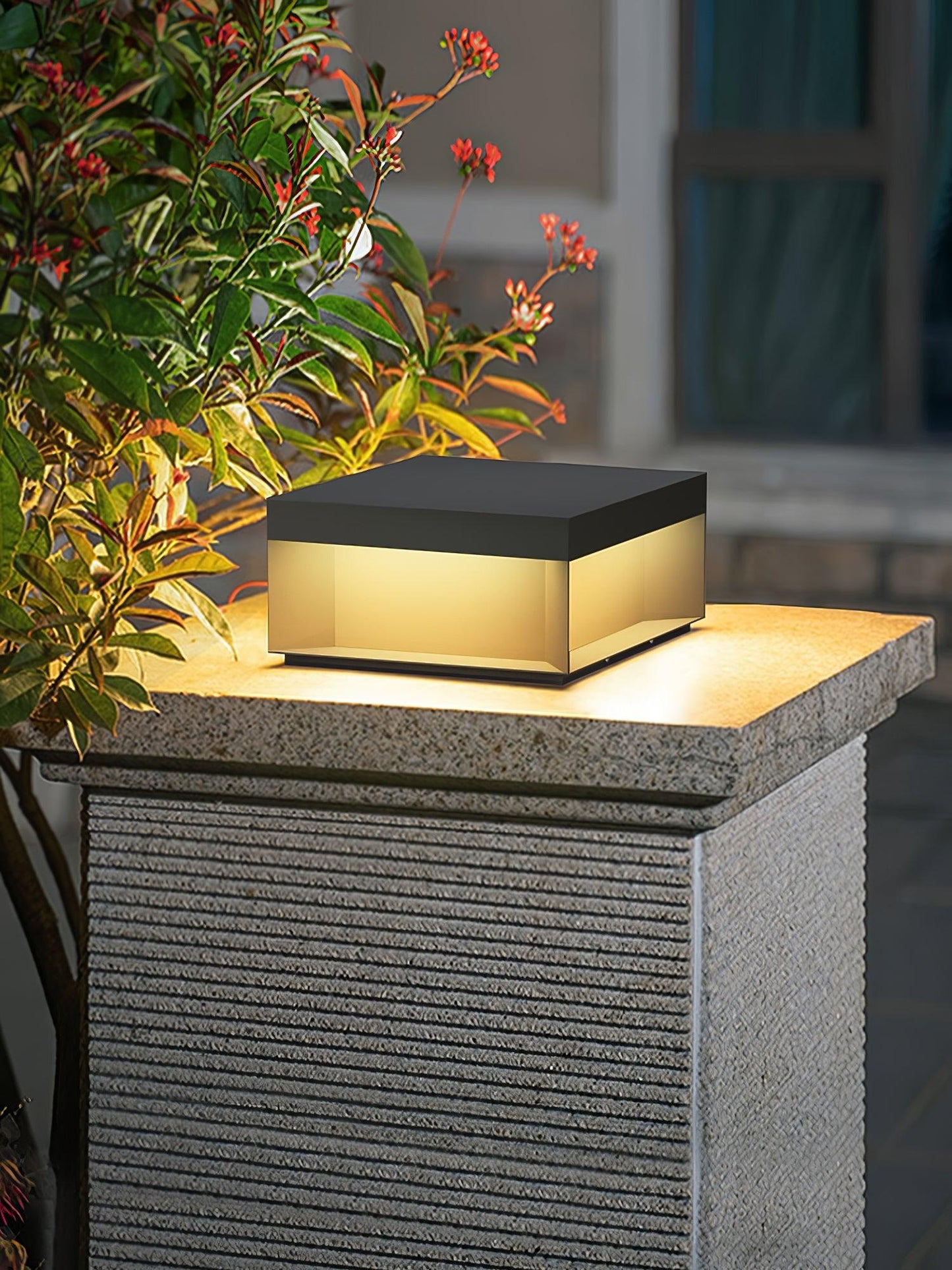 Solar-Pfostenleuchte Außen | LED | IP65 | Garten & Einfahrt