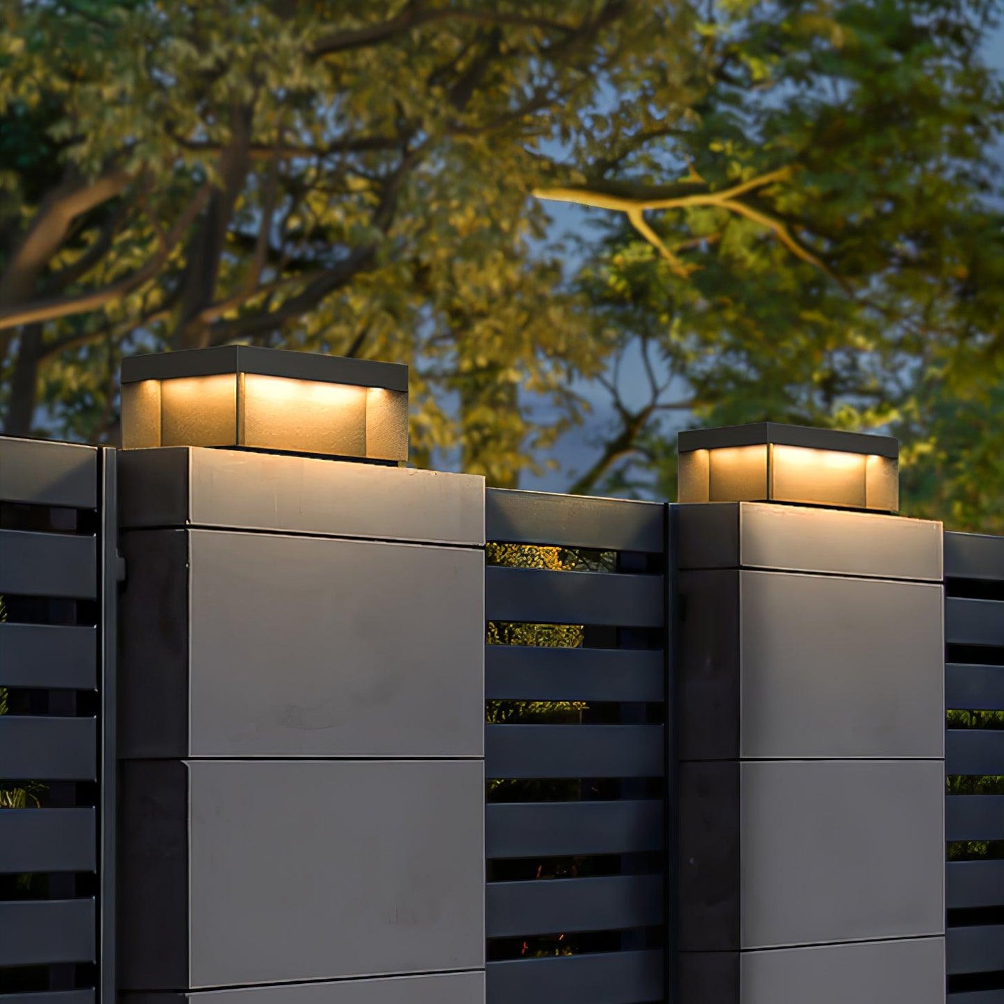 Solar-Pfostenleuchte Außen | LED | IP65 | Garten & Einfahrt