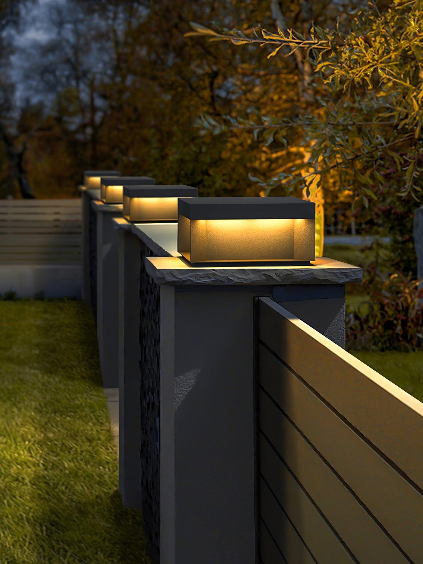 Solar-Pfostenleuchte Außen | LED | IP65 | Garten & Einfahrt