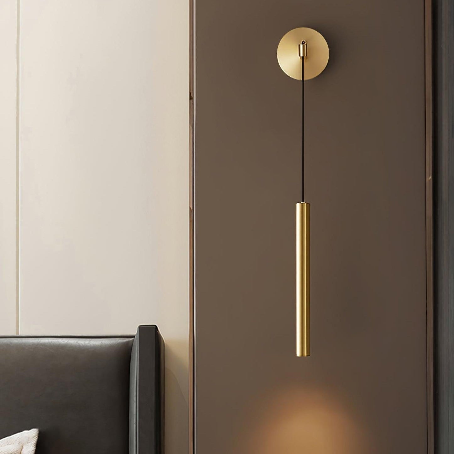 LED-Innenwandleuchte | Messingverzierung | Moderne Wandbeleuchtung