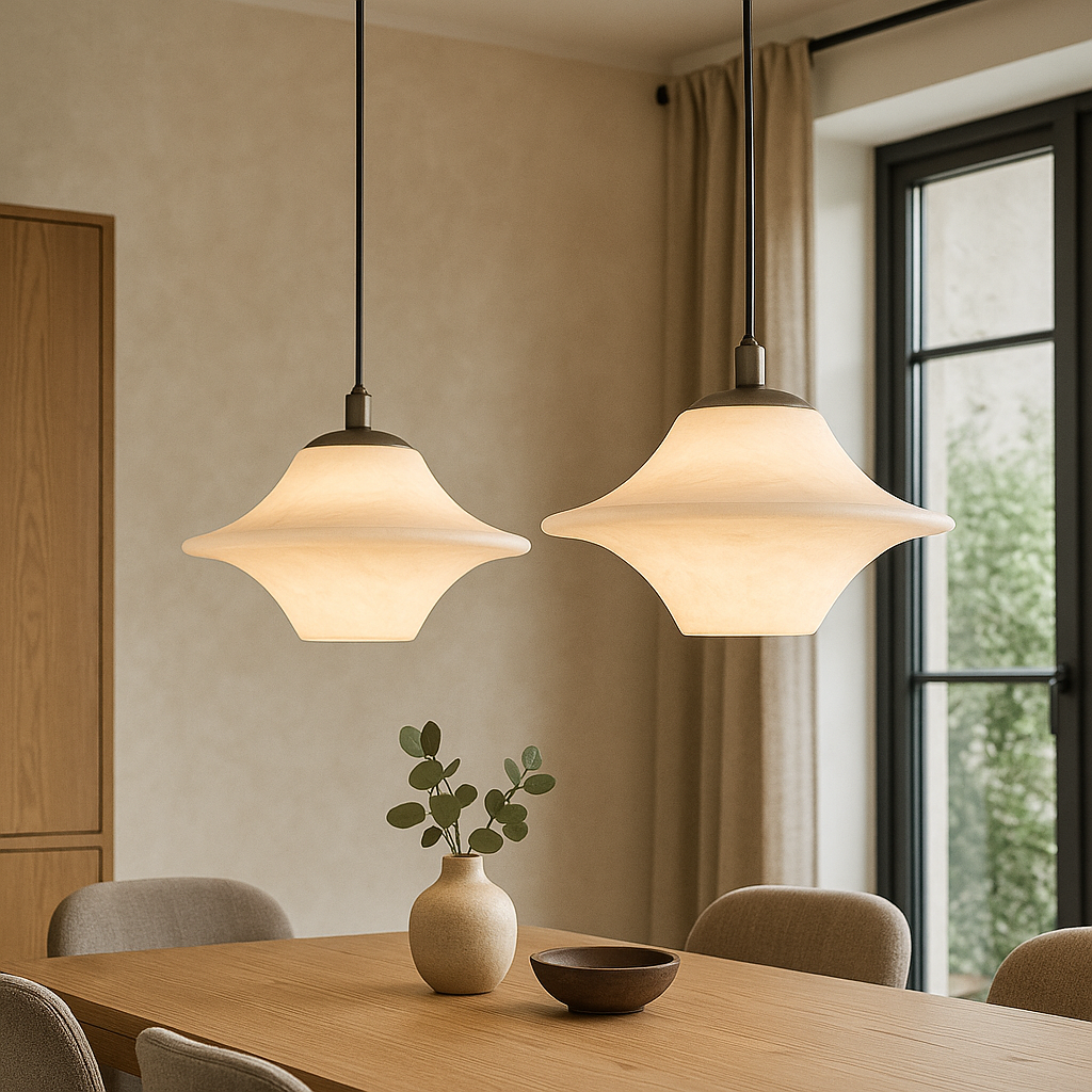 Pendelleuchte Marmor | G9 | Warmweiß | Modern