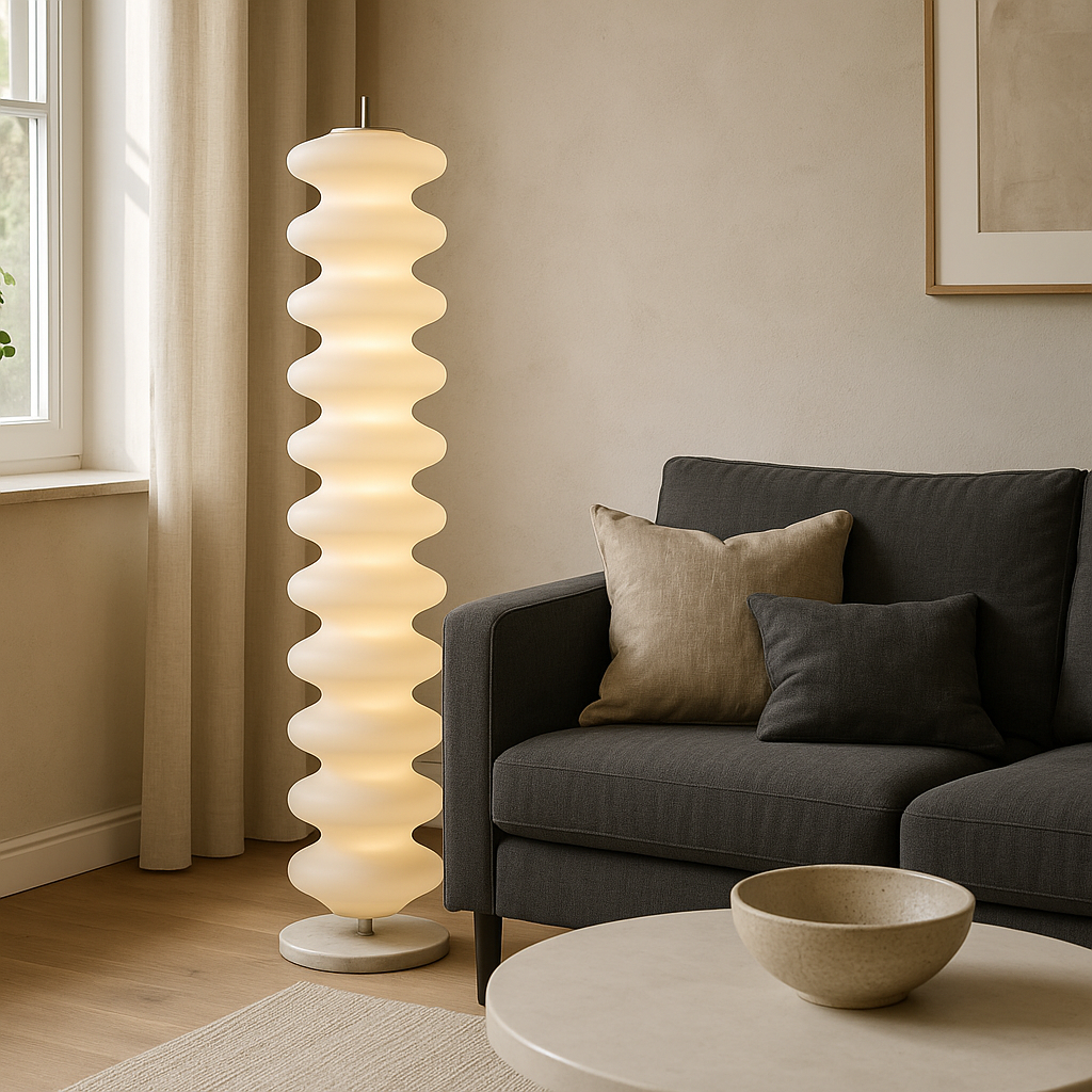 LED Stehlampe Skandinavisch Wellenform | E27 | Modern