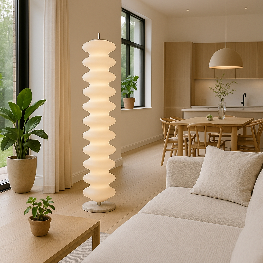 LED Stehlampe Skandinavisch Wellenform | E27 | Modern