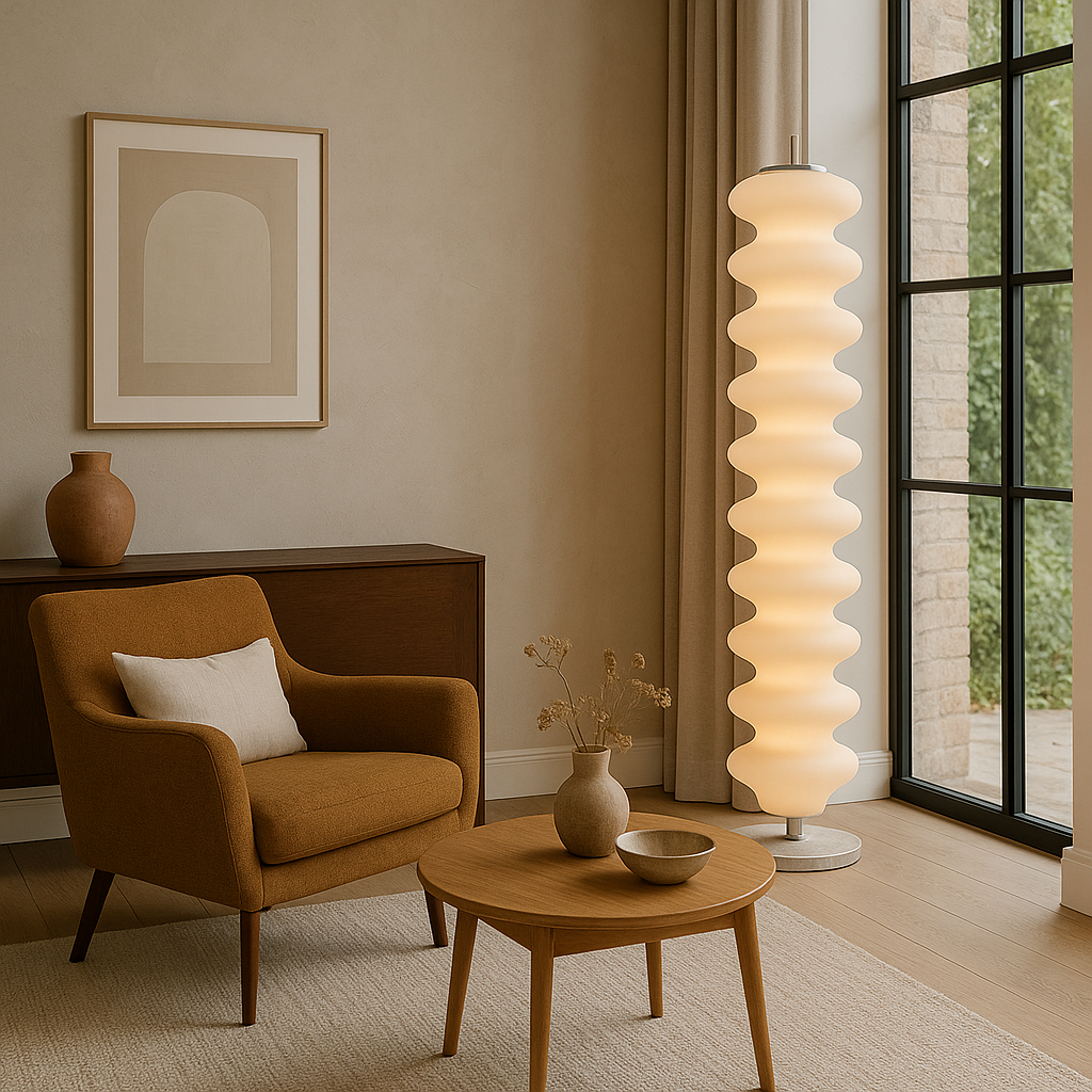 LED Stehlampe Skandinavisch Wellenform | E27 | Modern