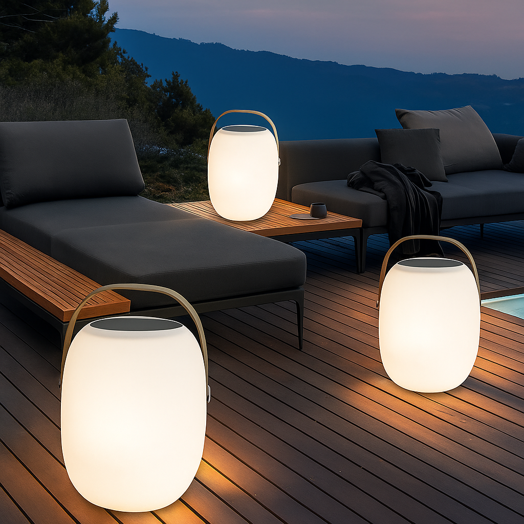 Solar Tischlampe Outdoor | LED | Warmweiß | Tragbar