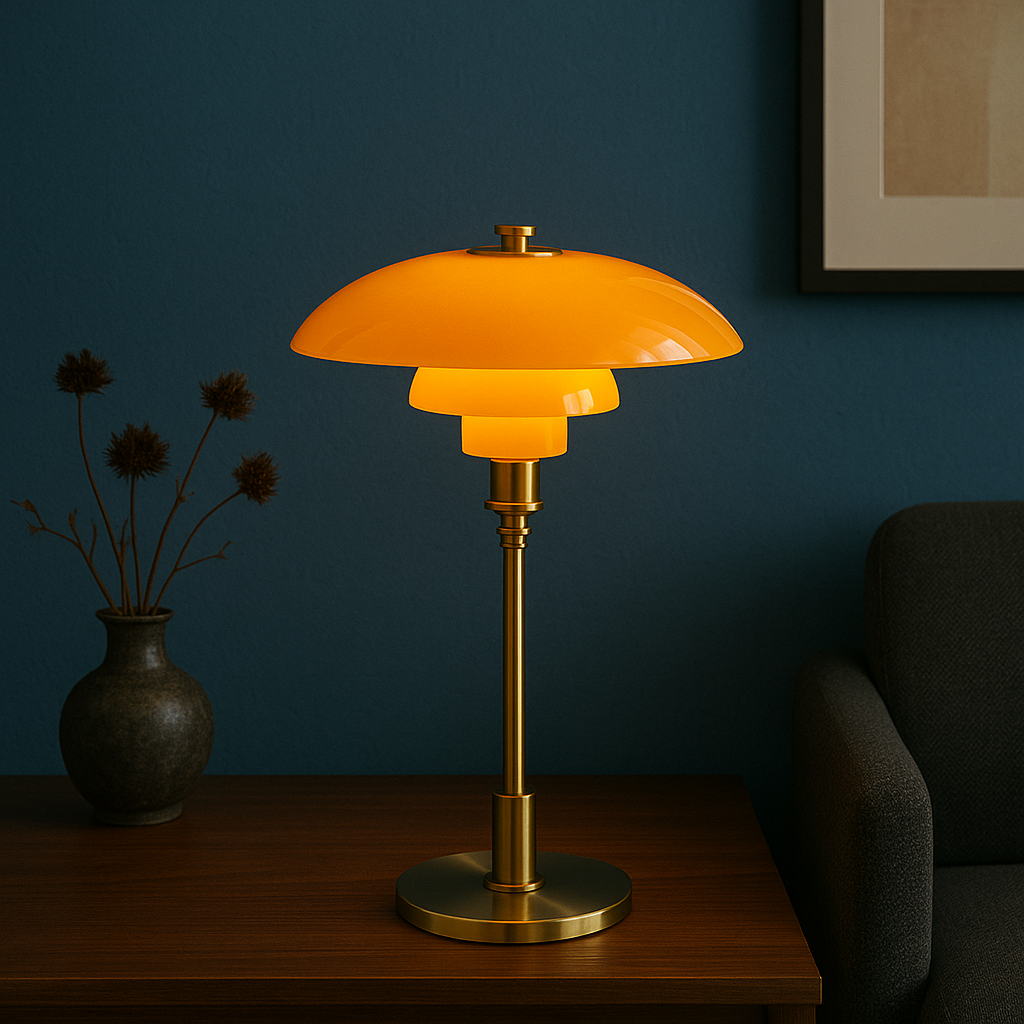 Skandinavische Designer-Tischlampe | Minimalistisches Nordic-Design