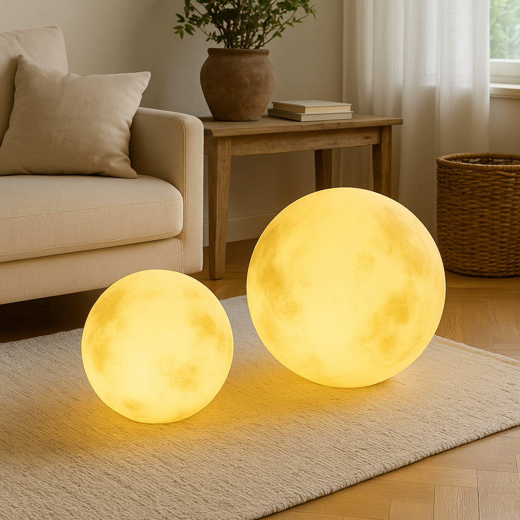 Solar Gartenlampe Mond | LED | Warmweiß | Outdoor