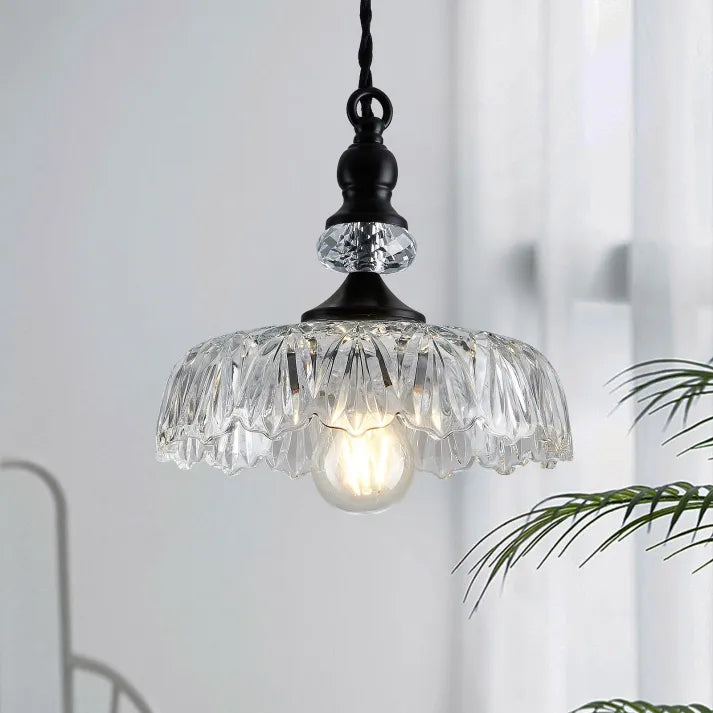 Glas-Pendelleuchte Mini | Mid-Century Stil | E26/E27 LED | Kücheninsel