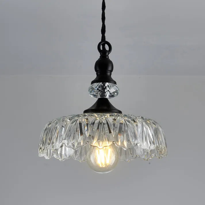 Glas-Pendelleuchte Mini | Mid-Century Stil | E26/E27 LED | Kücheninsel