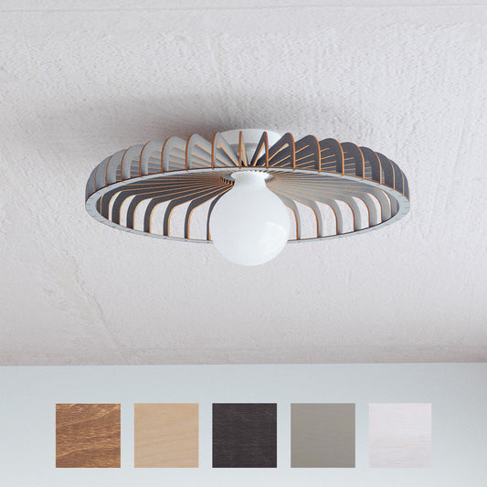 Deckenleuchte | Holzoptik | Warmweißes Licht | Wohnzimmer & Schlafzimmer