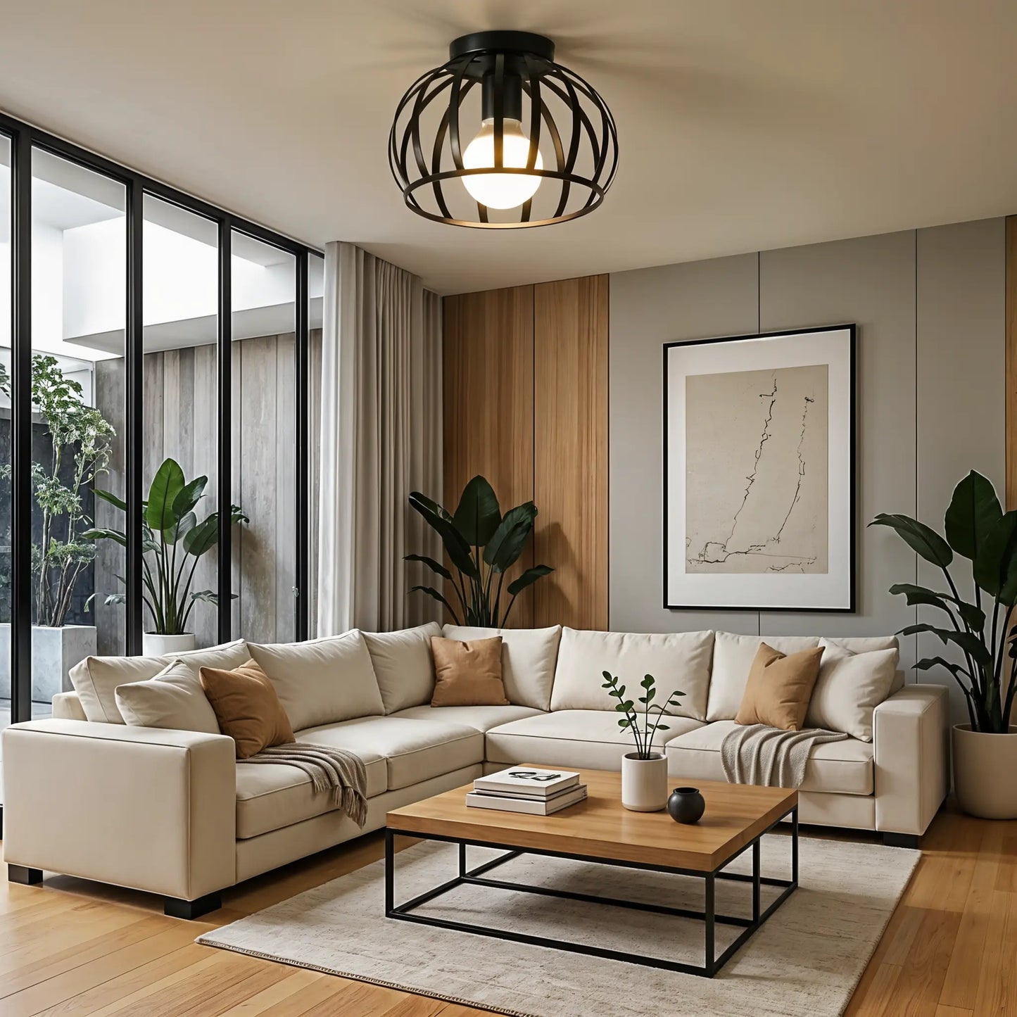 LED‑Deckenleuchte | Industrial‑Style | Wohnzimmer & Esszimmer