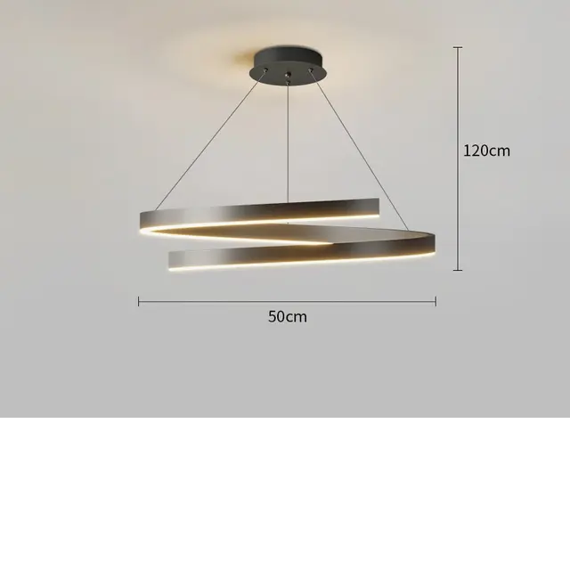 Moderne Pendelleuchte | Dimmbar per Fernbedienung | Wohnzimmer & Esszimmer