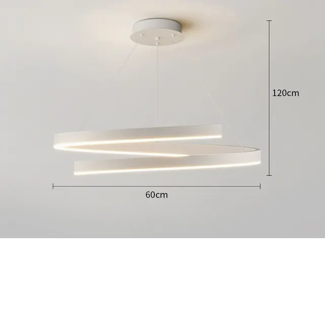 Moderne Pendelleuchte | Dimmbar per Fernbedienung | Wohnzimmer & Esszimmer