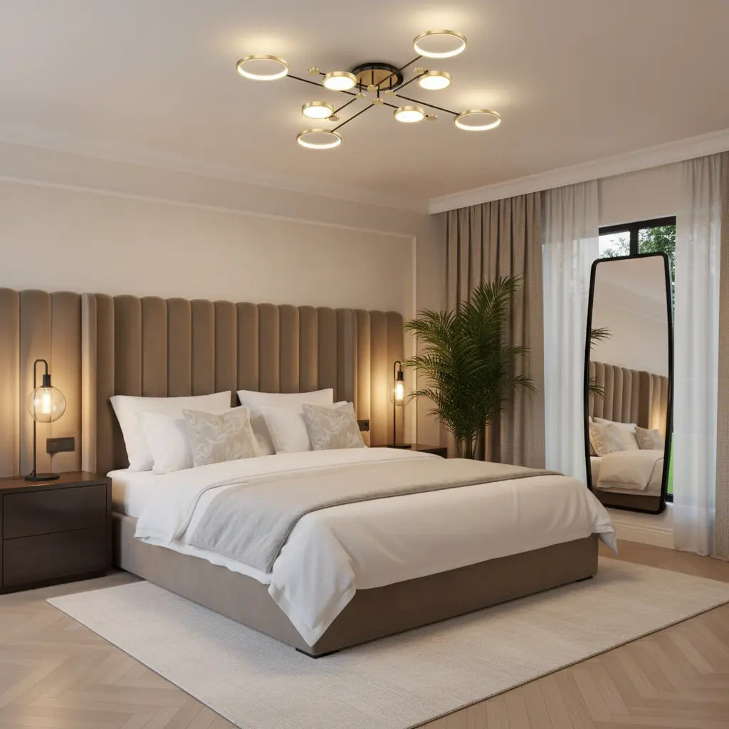 LED-Deckenleuchte | Design-Ringe | Modern & Dimmbar | Wohnzimmer & Esszimmer