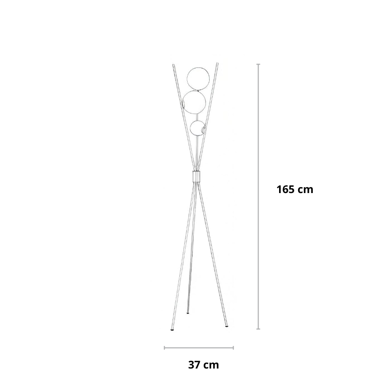 Moderne Stehlampe | Funktionales & Ambient Licht | Wohnzimmer & Schlafzimmer