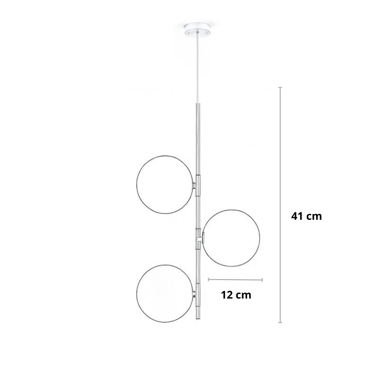 Pendelleuchte | Schlafzimmer & Wohnzimmer | Mit Glühbirnen