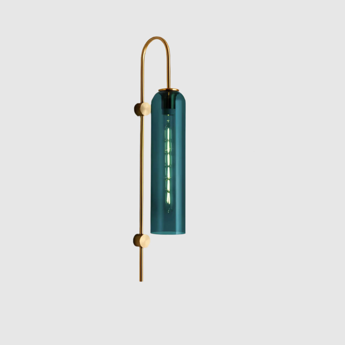 Glas-Wandleuchte Modern | E27 LED | Glas & Eisen | Designerstil