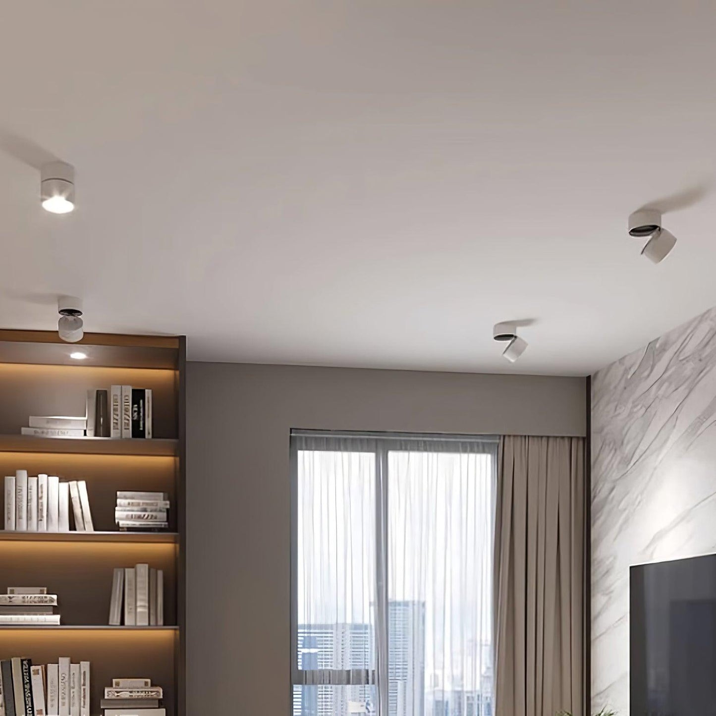 LED-Deckenstrahler Verstellbar | Aluminium | Warmweiß 3000K | Modern