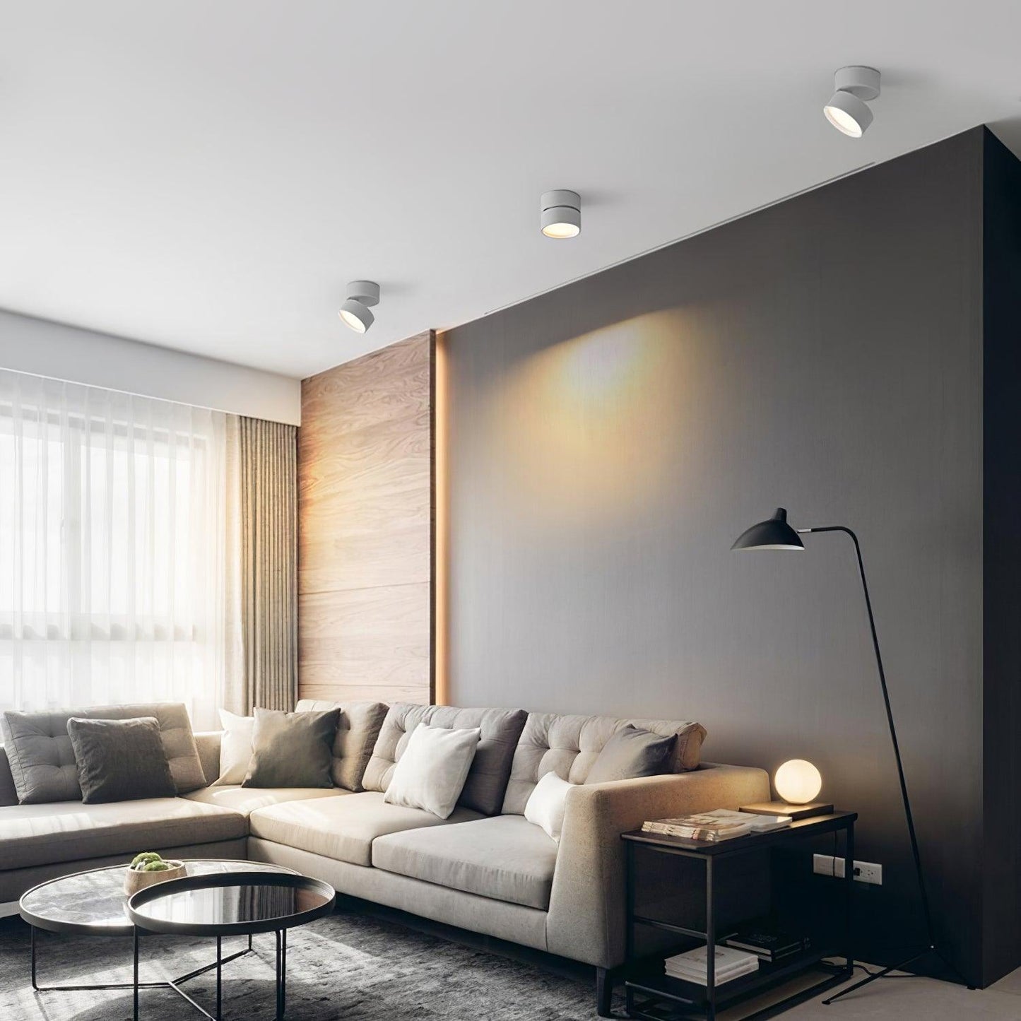 LED-Deckenstrahler Verstellbar | Aluminium | Warmweiß 3000K | Modern