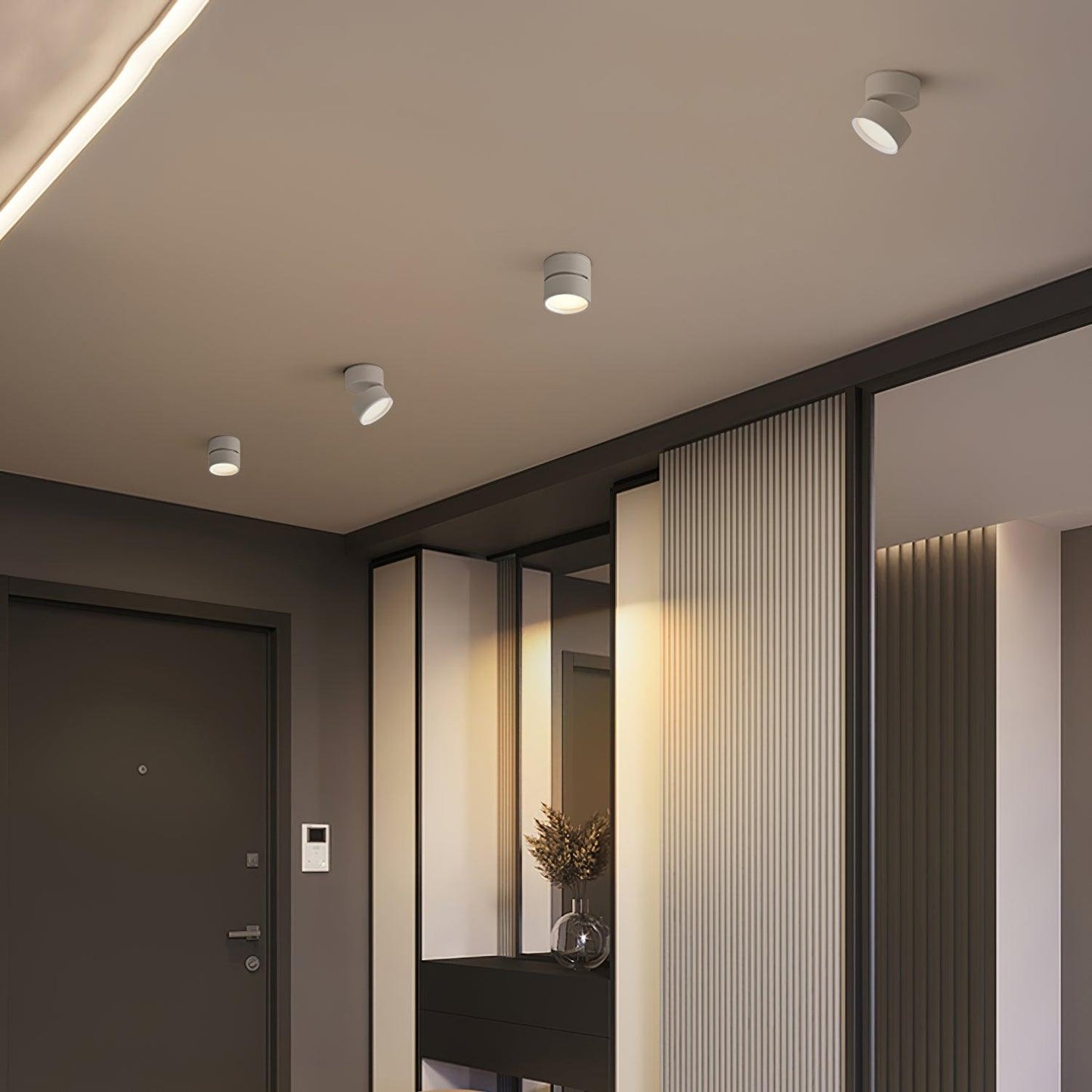 LED-Deckenstrahler Verstellbar | Aluminium | Warmweiß 3000K | Modern