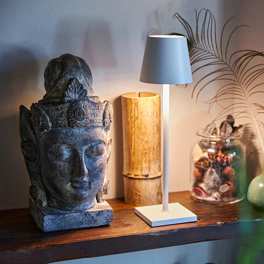 Kabellose LED‑Tischlampe | Touch‑Dimmbar | Innen & Außen