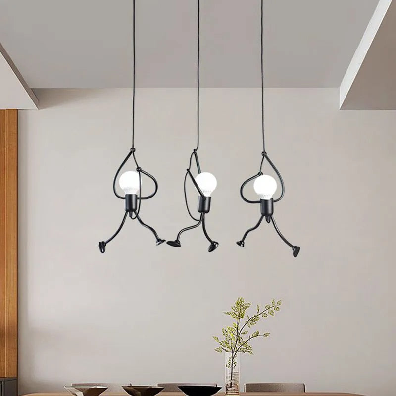 Pendelleuchte | Retro-Design | Höhenverstellbar | Verspielte Beleuchtung