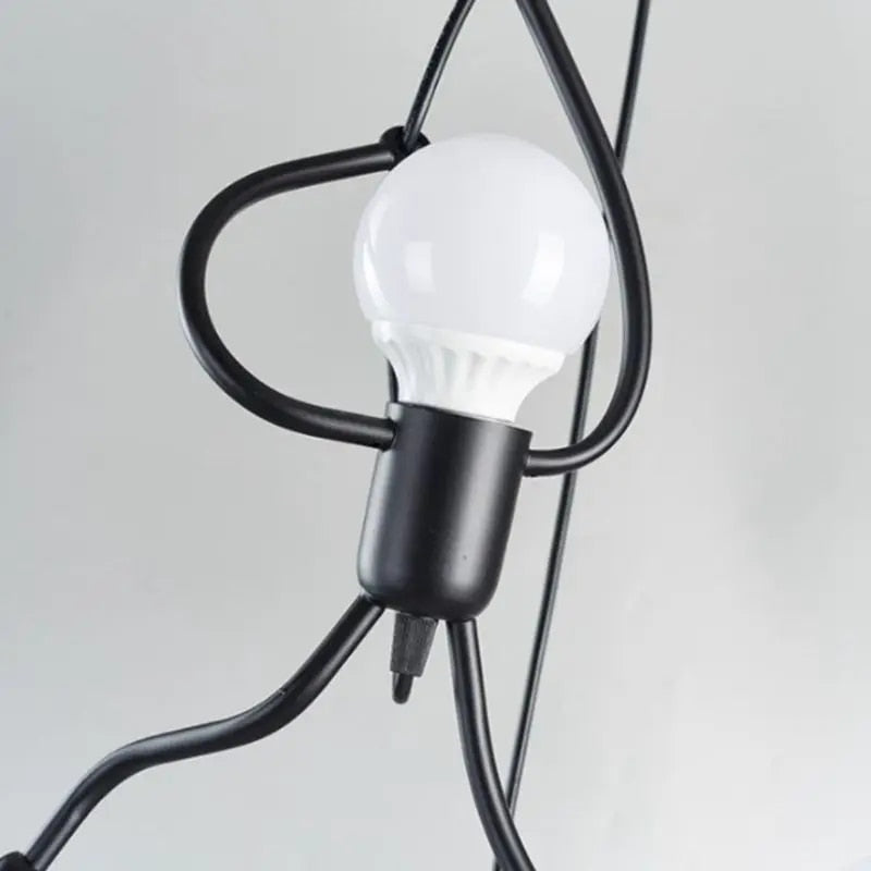Pendelleuchte | Retro-Design | Höhenverstellbar | Verspielte Beleuchtung