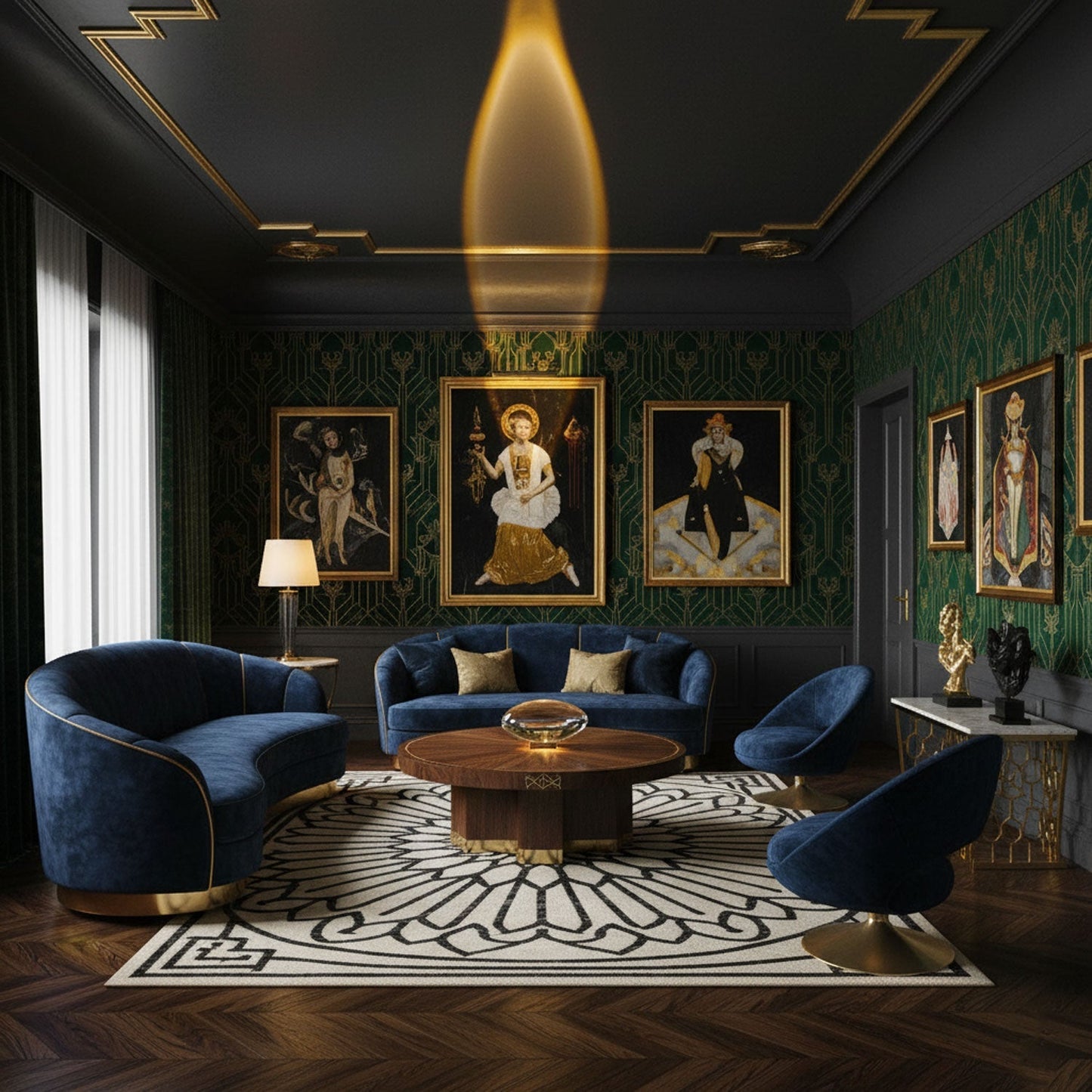 Tischlampe | LED | Kristall & Chrom | Modern Elegant