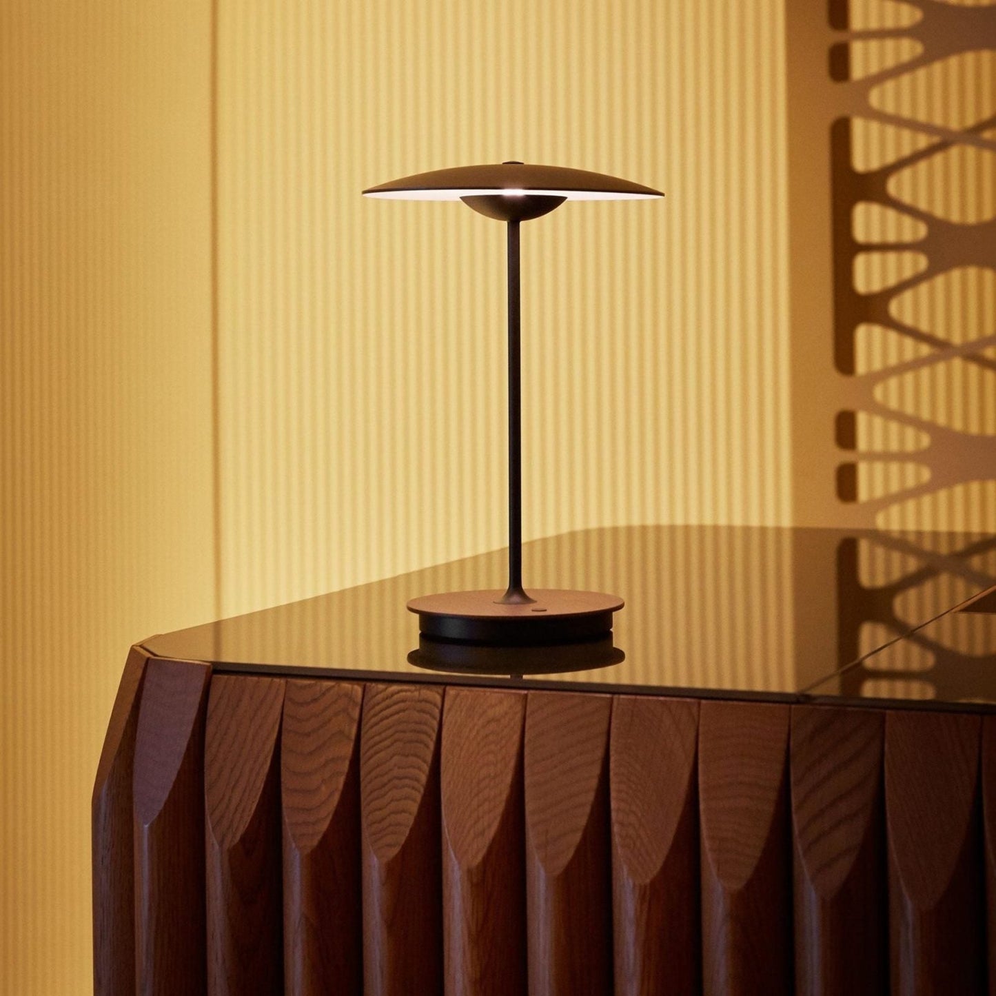 Tischlampe Metall | Integrierte LED | 3 Lichtfarben | Modernes Design