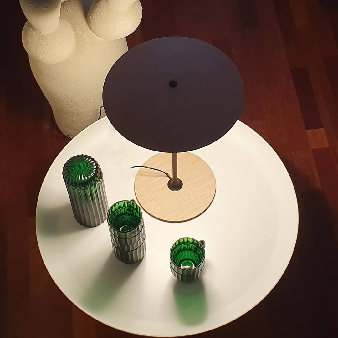 Tischlampe Metall | Integrierte LED | 3 Lichtfarben | Modernes Design
