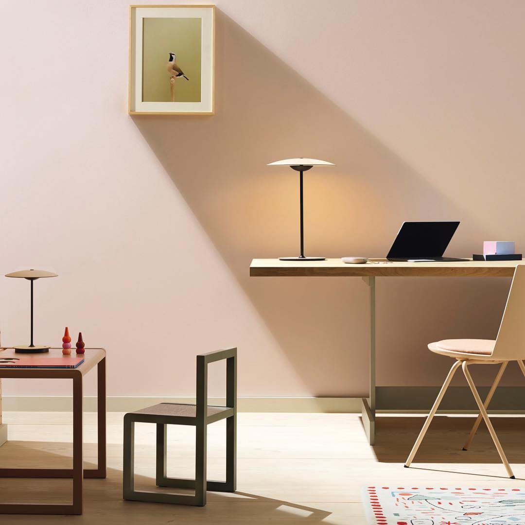 Tischlampe Metall | Integrierte LED | 3 Lichtfarben | Modernes Design
