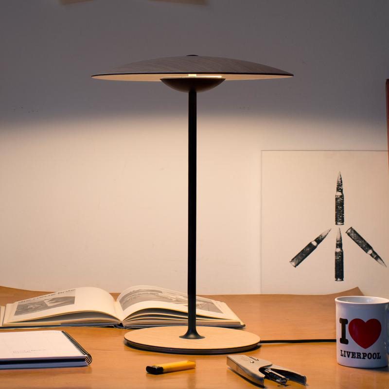 Tischlampe Metall | Integrierte LED | 3 Lichtfarben | Modernes Design