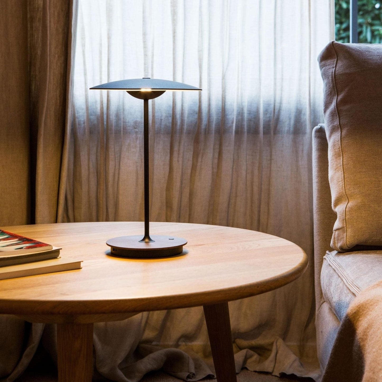 Tischlampe Metall | Integrierte LED | 3 Lichtfarben | Modernes Design