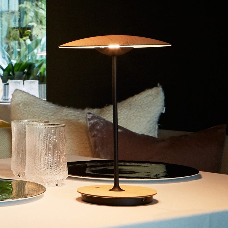 Tischlampe Metall | Integrierte LED | 3 Lichtfarben | Modernes Design