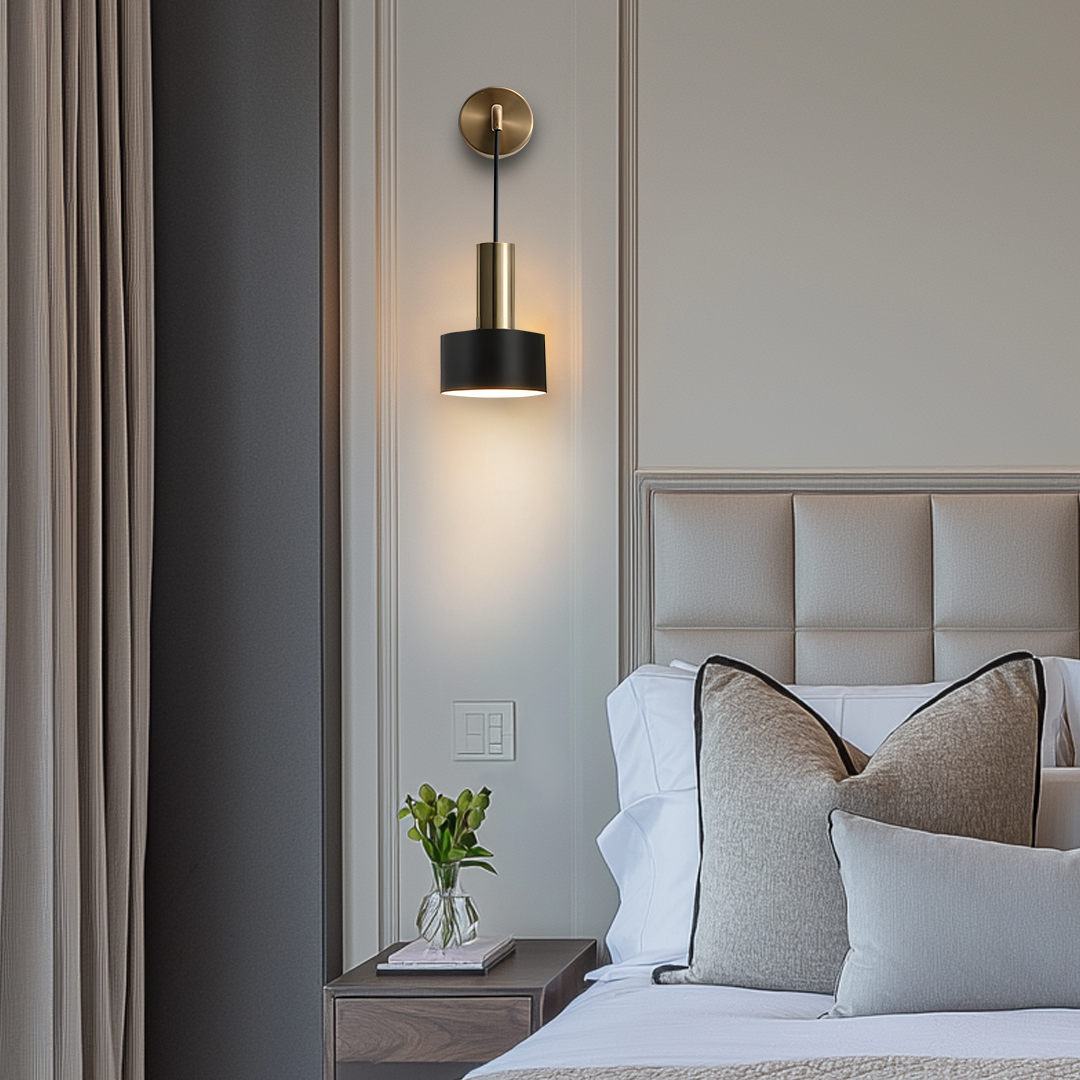 LED-Wandleuchten Duo | Messing-Design | Modern & Elegant